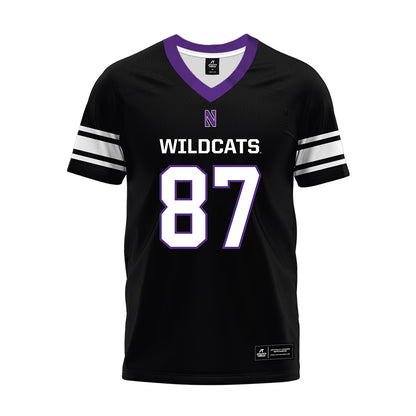 Northwestern - NCAA Football : Carson Grove - Black Premium Football Jersey-0