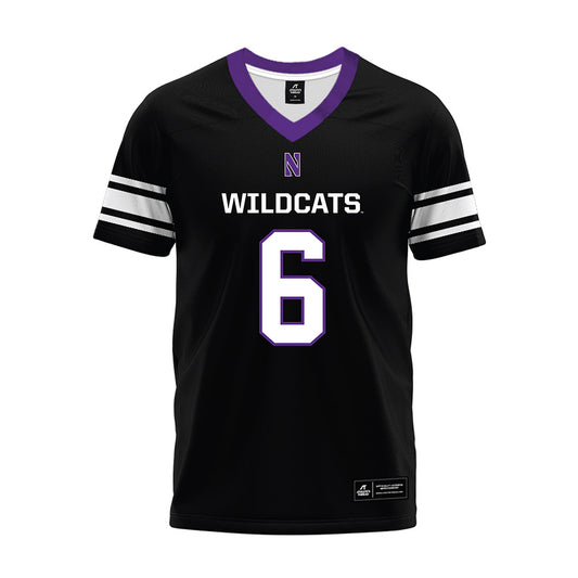 Northwestern - NCAA Football : Robert Fitzgerald - Black Premium Football Jersey