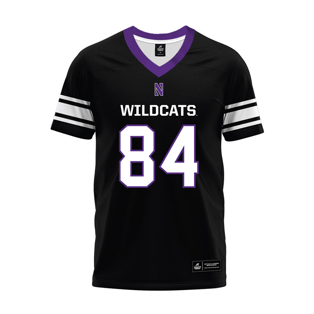 Northwestern - NCAA Football : Hunter Welcing - Black Premium Football Jersey-0