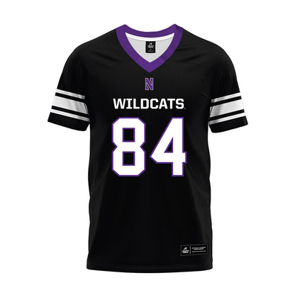Northwestern - NCAA Football : Hunter Welcing - Black Premium Football Jersey-0