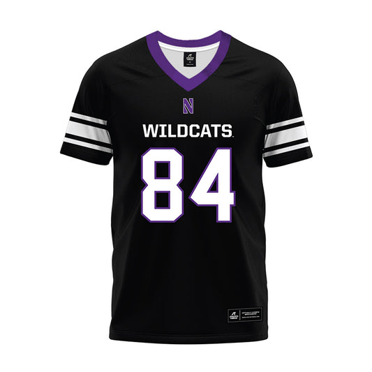 Northwestern - NCAA Football : Hunter Welcing - Black Premium Football Jersey-0