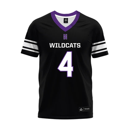Northwestern - NCAA Football : Anto Saka - Black Premium Football Jersey