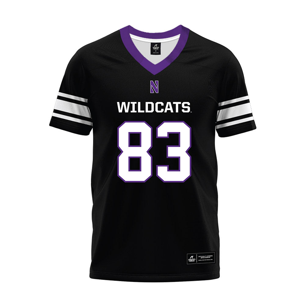 Northwestern - NCAA Football : Blake Van Buren - Black Premium Football Jersey
