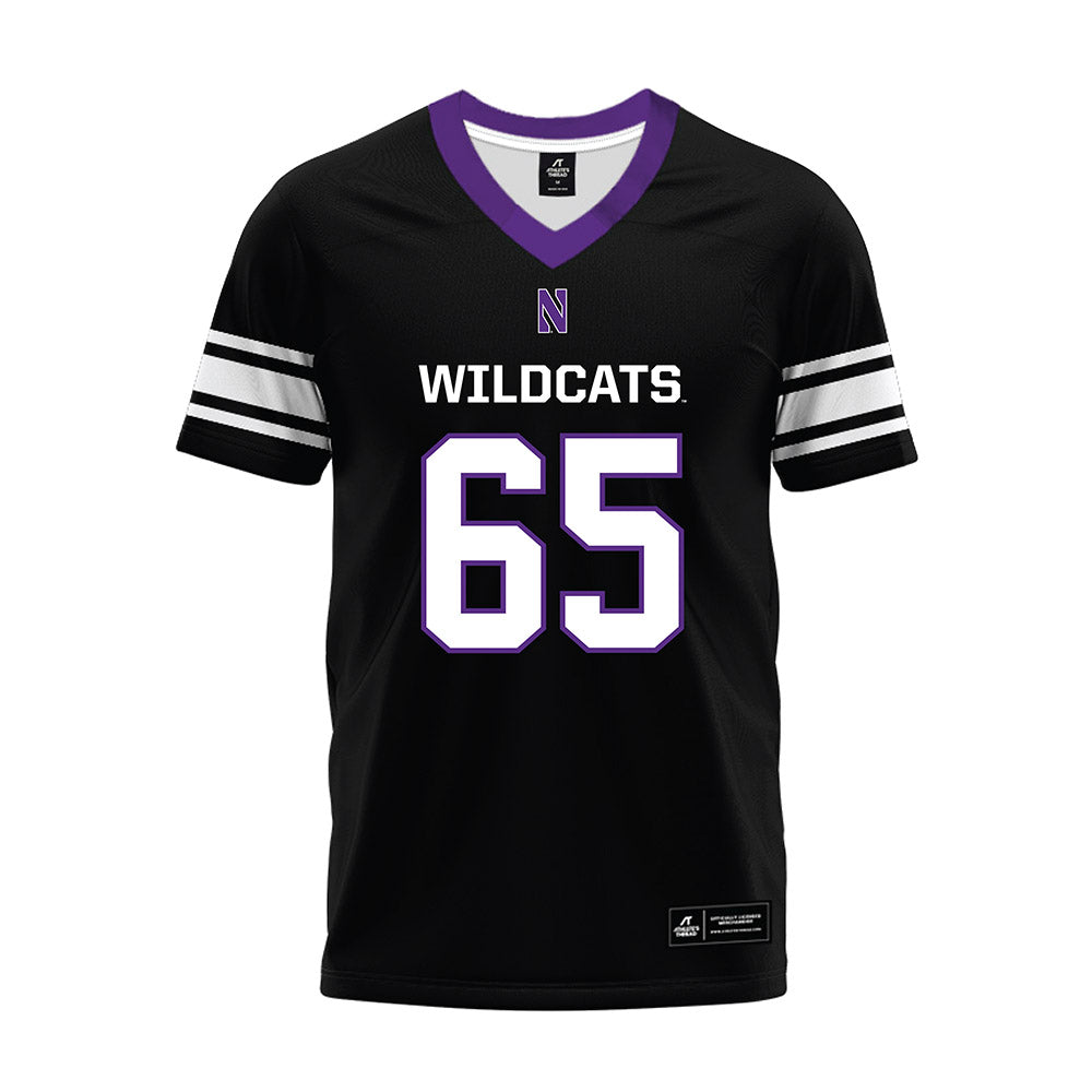 Northwestern - NCAA Football : Jackson Carsello - Black Premium Football Jersey