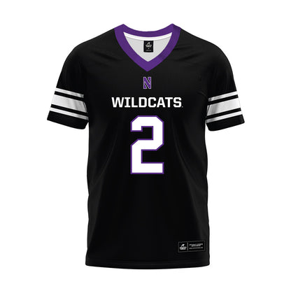 Northwestern - NCAA Football : Ryan Boe - Black Premium Football Jersey