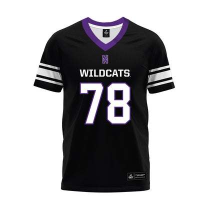 Northwestern - NCAA Football : Trey Boyd - Black Premium Football Jersey-0