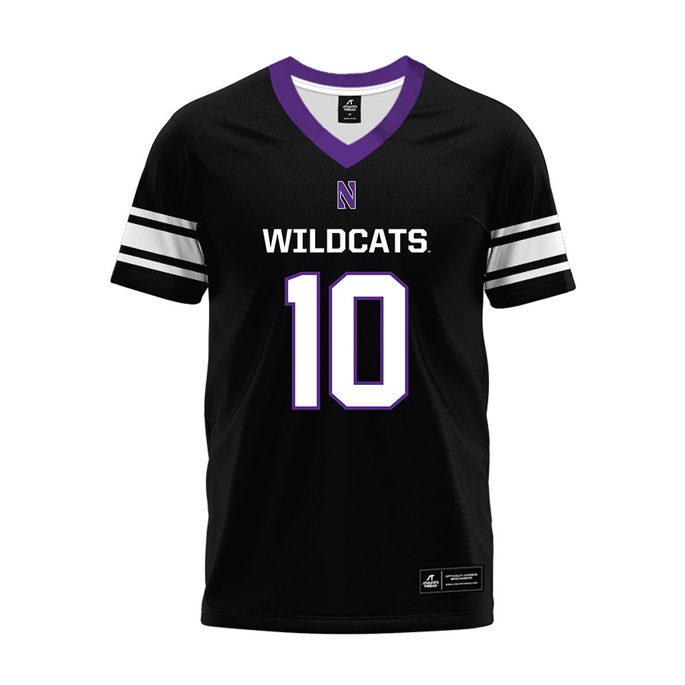 Northwestern - NCAA Football : Ricky Ahumaraeze - Black Premium Football Jersey-0