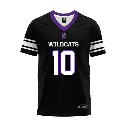 Northwestern - NCAA Football : Ricky Ahumaraeze - Black Premium Football Jersey-0