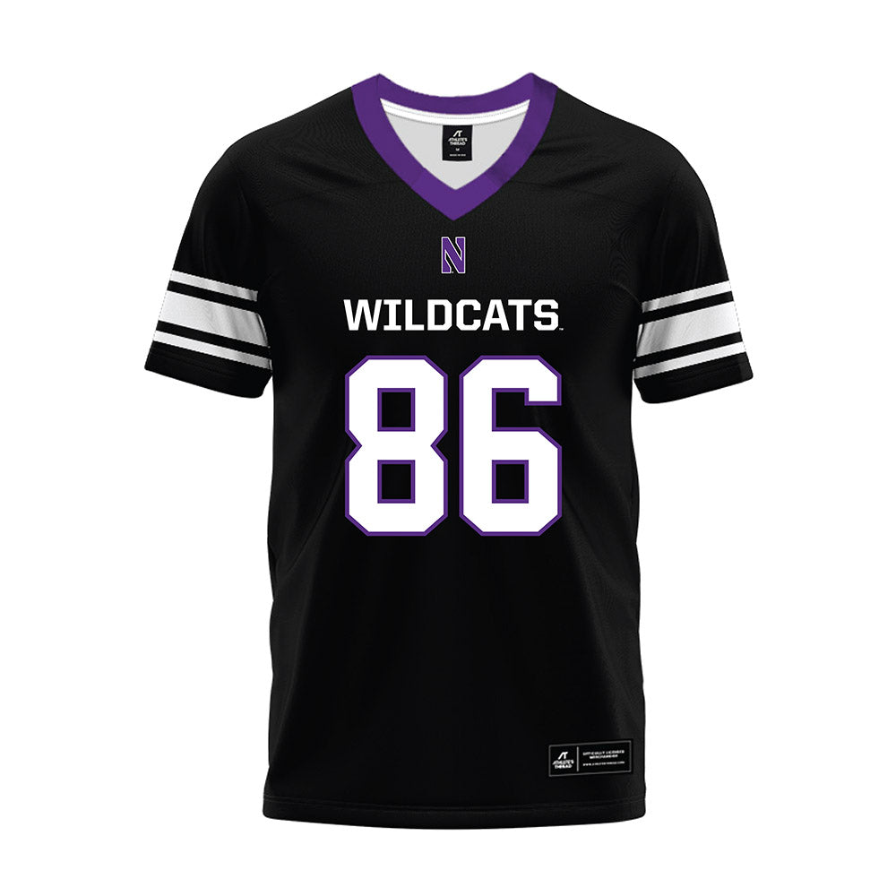 Northwestern - NCAA Football : Lawson Albright - Black Premium Football Jersey