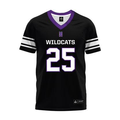 Northwestern - NCAA Football : Marquet Dorsey - Black Premium Football Jersey-0