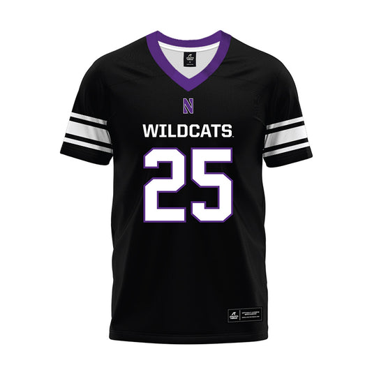 Northwestern - NCAA Football : Marquet Dorsey - Black Premium Football Jersey-0