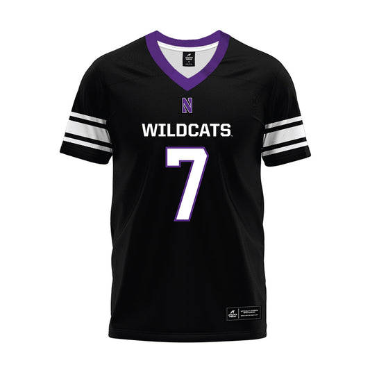 Northwestern - NCAA Football : Ore Adeyi - Black Premium Football Jersey