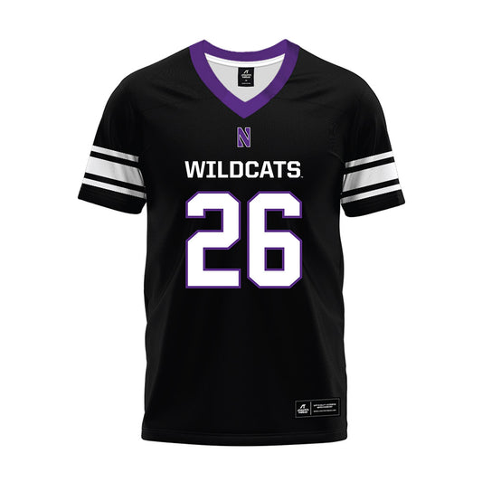 Northwestern - NCAA Football : Albert Kunickis - Black Premium Football Jersey-0