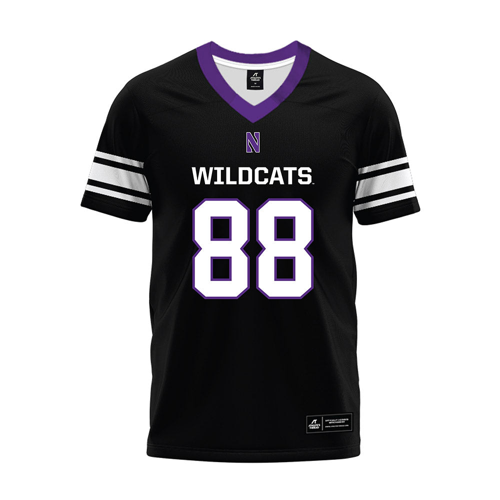 Northwestern - NCAA Football : Alex Lines - Black Premium Football Jersey-0