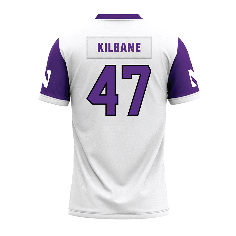 Northwestern - NCAA Football : Michael Kilbane - White Premium Football Jersey