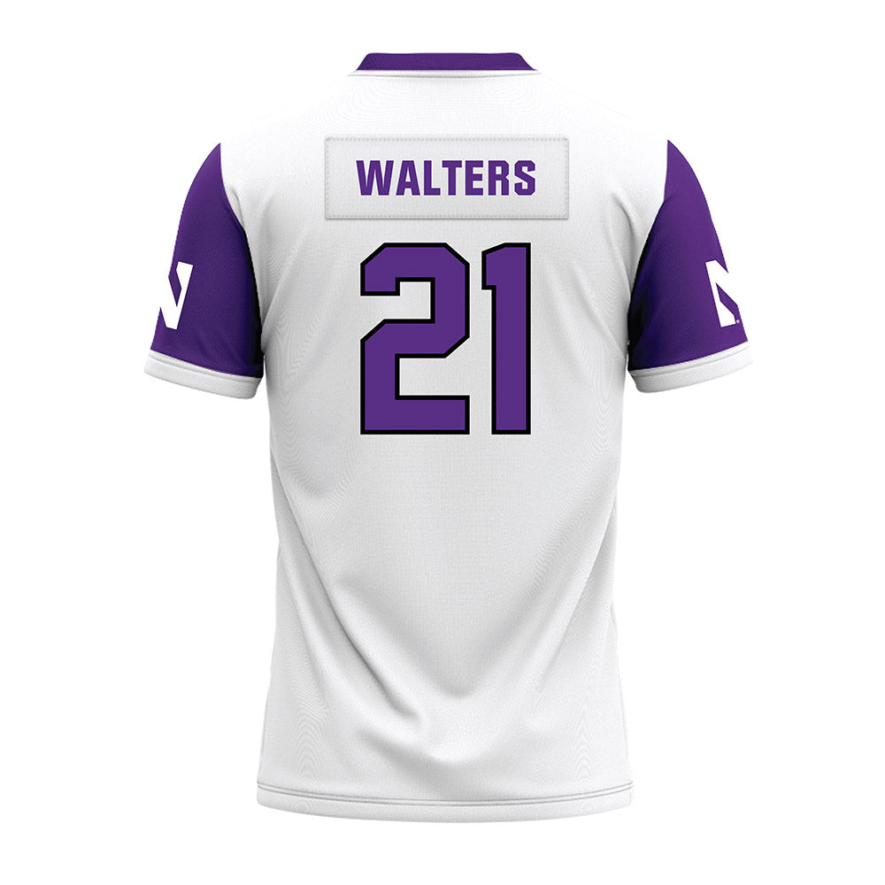 Northwestern - NCAA Football : Damon Walters - White Premium Football Jersey