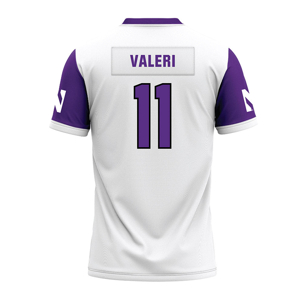 Northwestern - NCAA Football : Seth Valeri - White Premium Football Jersey-1
