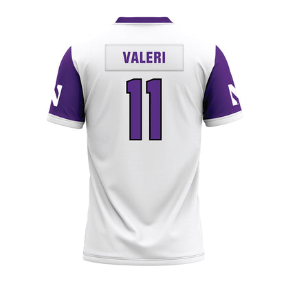 Northwestern - NCAA Football : Seth Valeri - White Premium Football Jersey-1