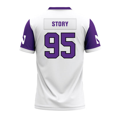 Northwestern - NCAA Football : Najee Story - White Premium Football Jersey