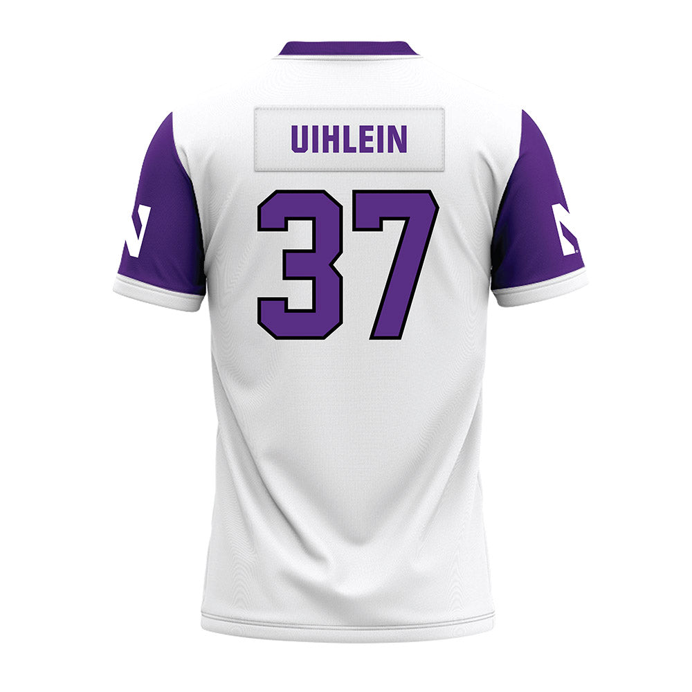 Northwestern - NCAA Football : Mac Uihlein - White Premium Football Jersey