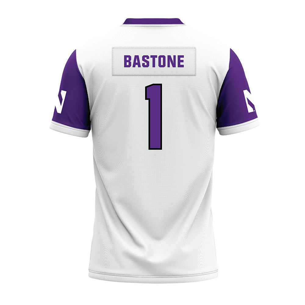 Northwestern - NCAA Football : Carmine Bastone - White Premium Football Jersey-1