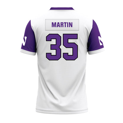 Northwestern - NCAA Football : Sean Martin - White Premium Football Jersey-1