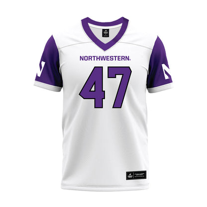 Northwestern - NCAA Football : Michael Kilbane - White Premium Football Jersey