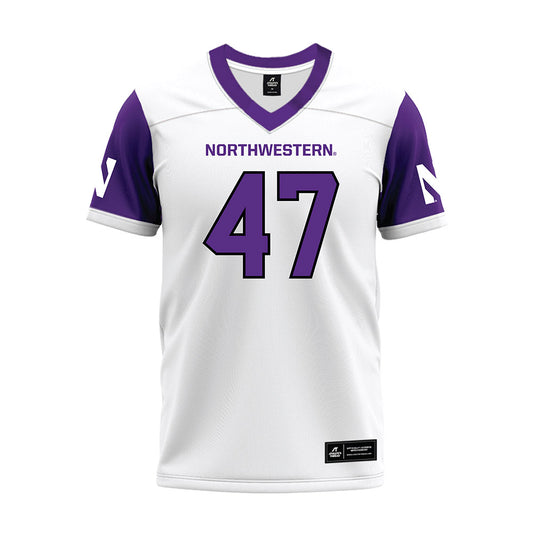 Northwestern - NCAA Football : Michael Kilbane - White Premium Football Jersey