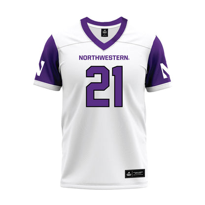 Northwestern - NCAA Football : Damon Walters - White Premium Football Jersey