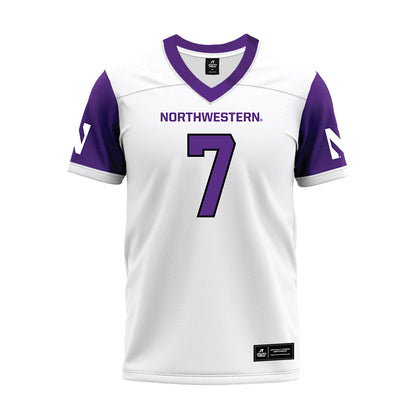 Northwestern - NCAA Football : Ore Adeyi - White Premium Football Jersey