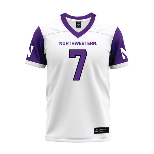 Northwestern - NCAA Football : Ore Adeyi - White Premium Football Jersey