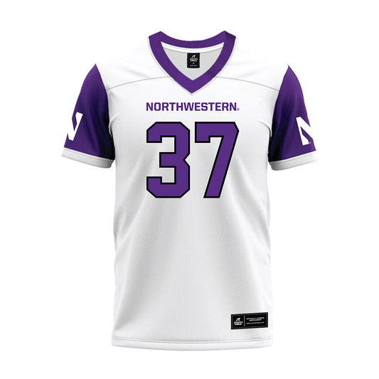 Northwestern - NCAA Football : Mac Uihlein - White Premium Football Jersey