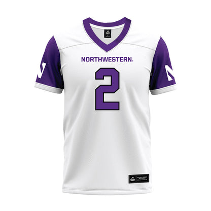 Northwestern - NCAA Football : Fred Davis II - White Premium Football Jersey-0