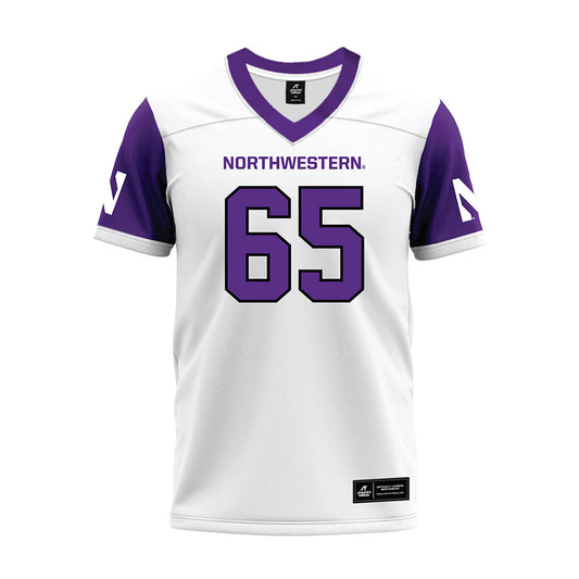 Northwestern - NCAA Football : Jackson Carsello - White Premium Football Jersey
