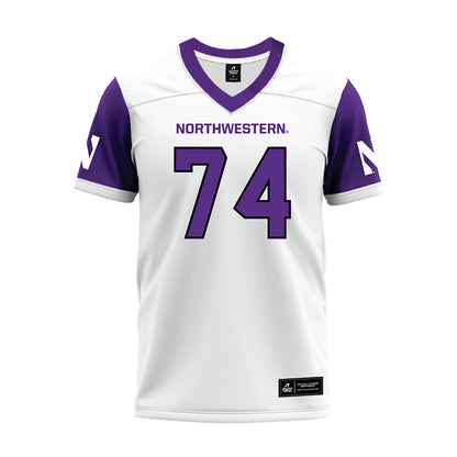 Northwestern - NCAA Football : Nicholas Herzog - White Premium Football Jersey