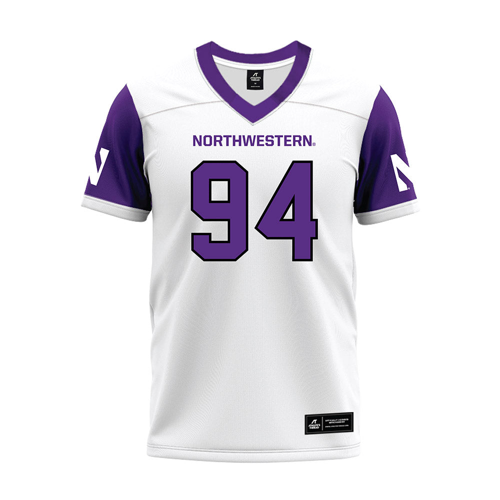 Northwestern - NCAA Football : Henry Helms - White Premium Football Jersey