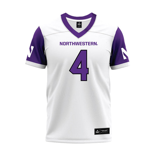 Northwestern - NCAA Football : Anto Saka - White Premium Football Jersey