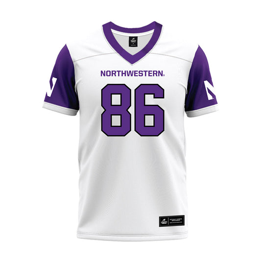 Northwestern - NCAA Football : Lawson Albright - White Premium Football Jersey