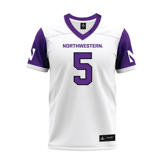 Northwestern - NCAA Football : Caleb Komolafe - White Premium Football Jersey-0