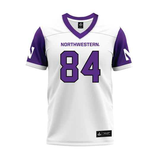 Northwestern - NCAA Football : Hunter Welcing - White Premium Football Jersey-0