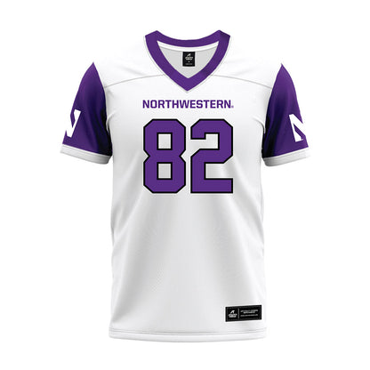 Northwestern - NCAA Football : Jack Olsen - White Premium Football Jersey