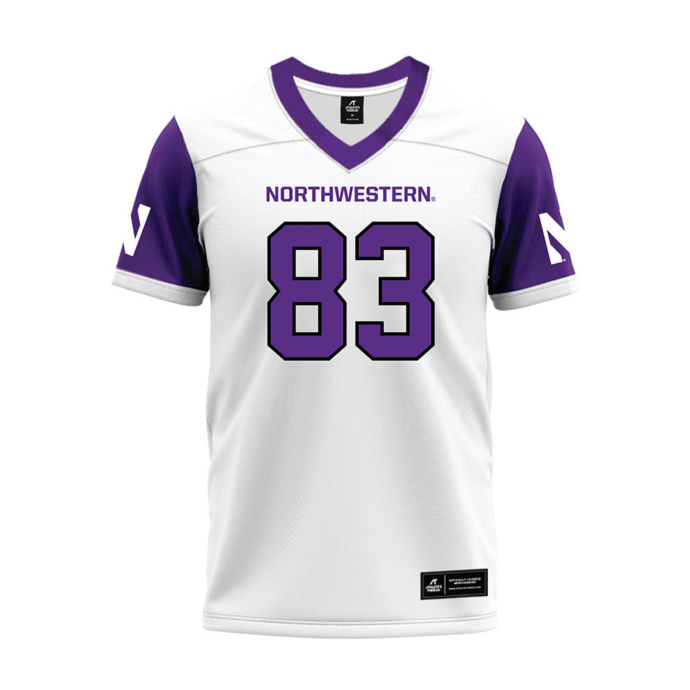 Northwestern - NCAA Football : Blake Van Buren - White Premium Football Jersey