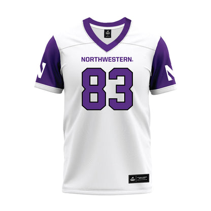 Northwestern - NCAA Football : Blake Van Buren - White Premium Football Jersey