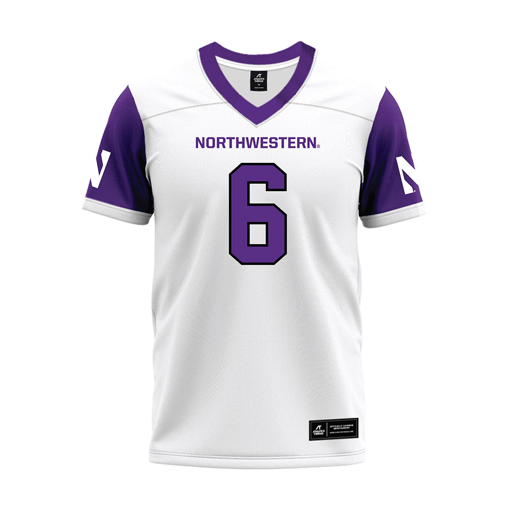 Northwestern - NCAA Football : Robert Fitzgerald - White Premium Football Jersey