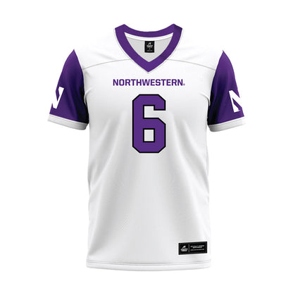 Northwestern - NCAA Football : Robert Fitzgerald - White Premium Football Jersey