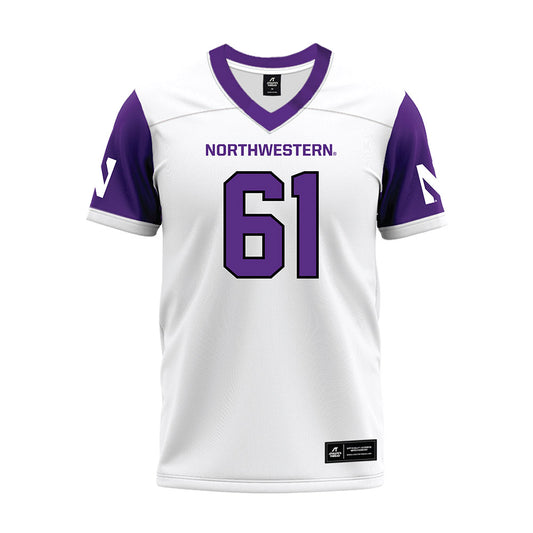 Northwestern - NCAA Football : Matt Keeler - White Premium Football Jersey