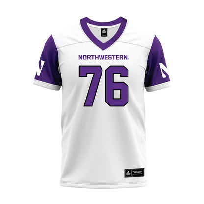 Northwestern - NCAA Football : Michael OConnell - White Premium Football Jersey-0