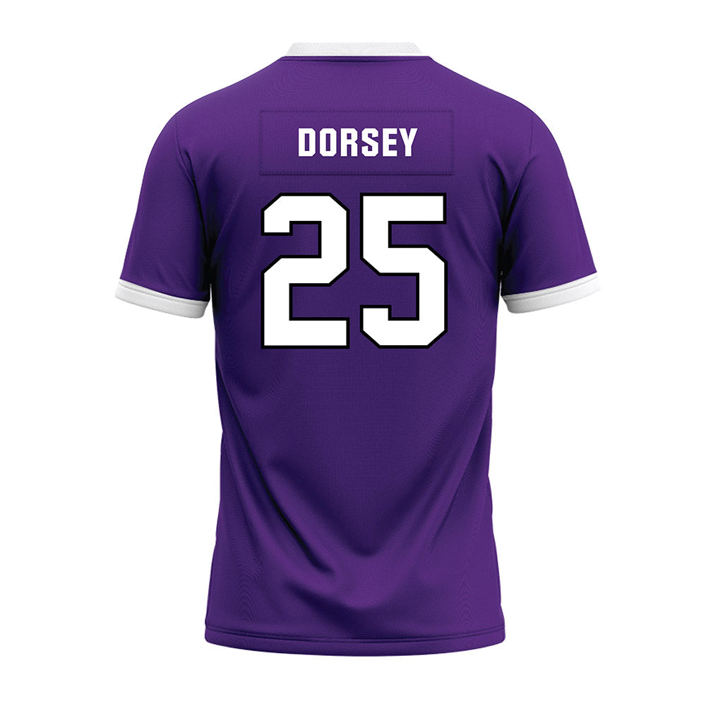 Northwestern - NCAA Football : Marquet Dorsey - Purple Premium Football Jersey-1