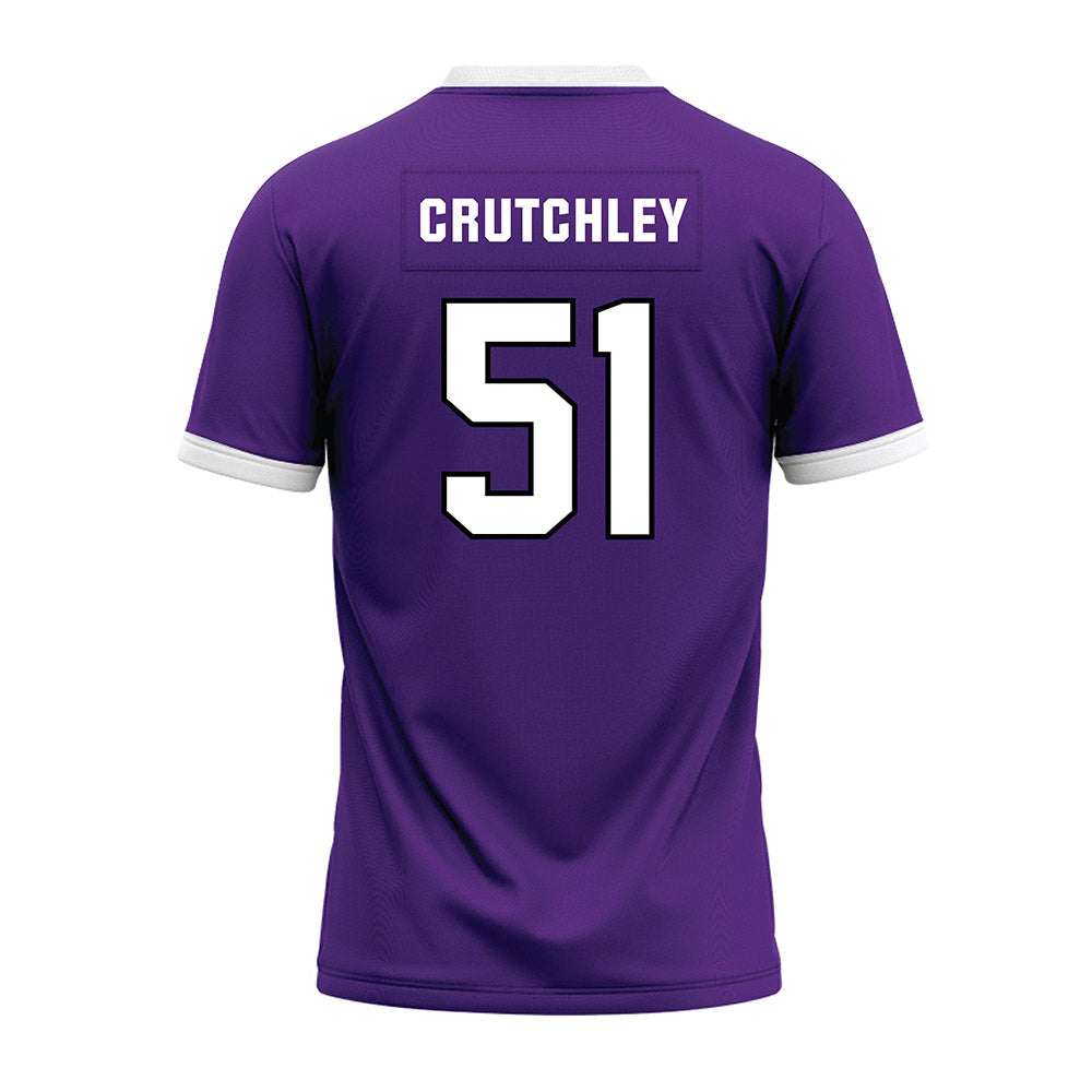 Northwestern - NCAA Football : Miles Crutchley - Purple Premium Football Jersey