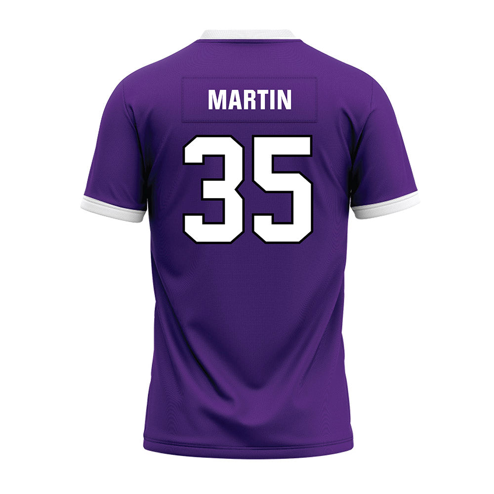 Northwestern - NCAA Football : Sean Martin - Purple Premium Football Jersey-1